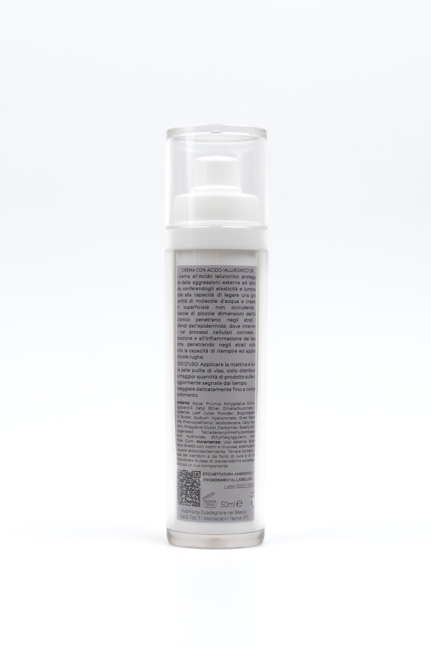 Crema 24h 2% Acido Ialuronico Man